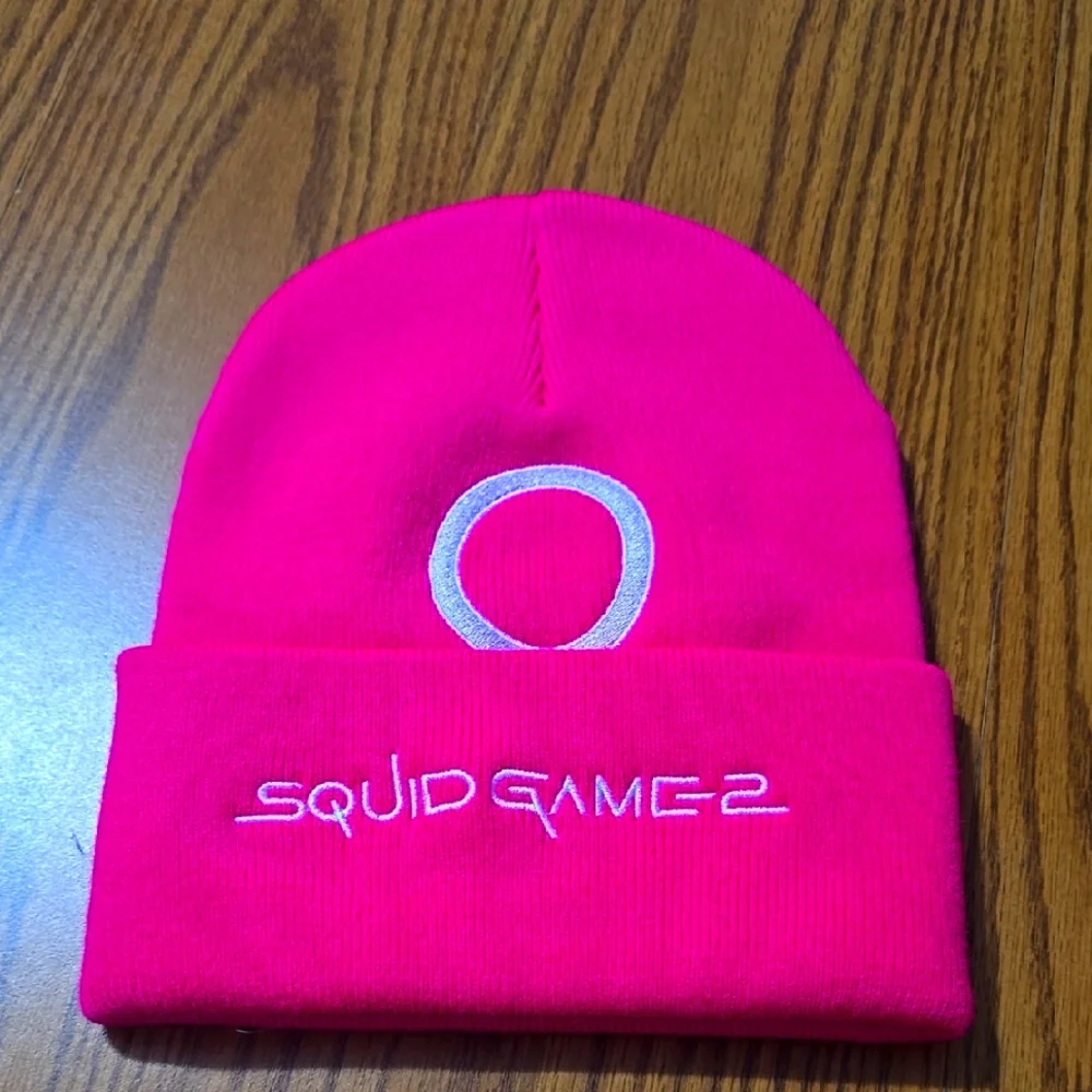 Pink Squid Game Beanie hat